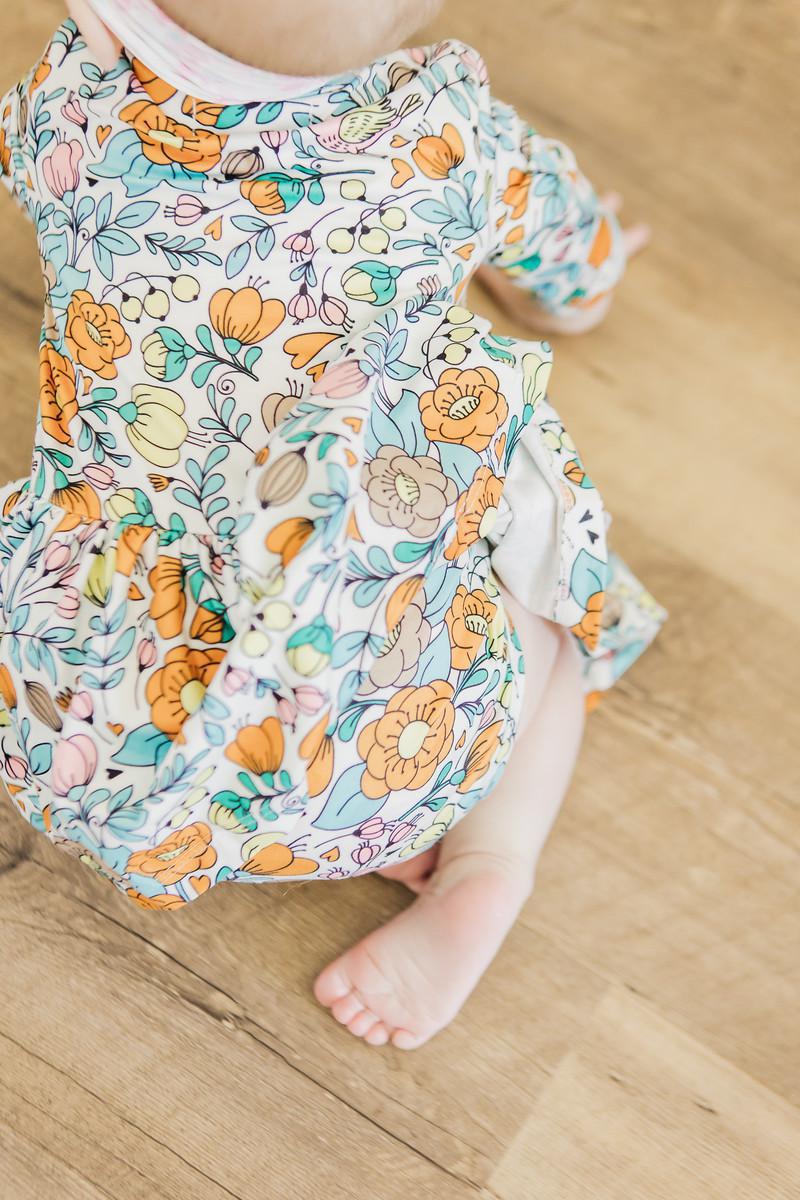 Vintage Vibes 3/4 Sleeve Twirl Bodysuit - Image 2