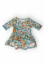 Vintage Vibes 3/4 Sleeve Twirl Bodysuit - Image 3