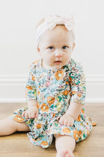 Vintage Vibes 3/4 Sleeve Twirl Bodysuit - Image 4