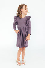 Vintage Violet L/S Ruffle Twirl Dress - Image 3