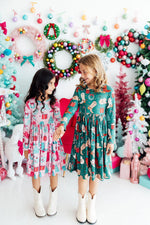 Western Wonderland L/S Pocket Twirl Dress - Image 2