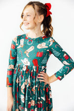 Western Wonderland L/S Pocket Twirl Dress - Image 6