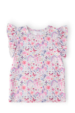 Whimsical Woods S/S Ruffle Tee