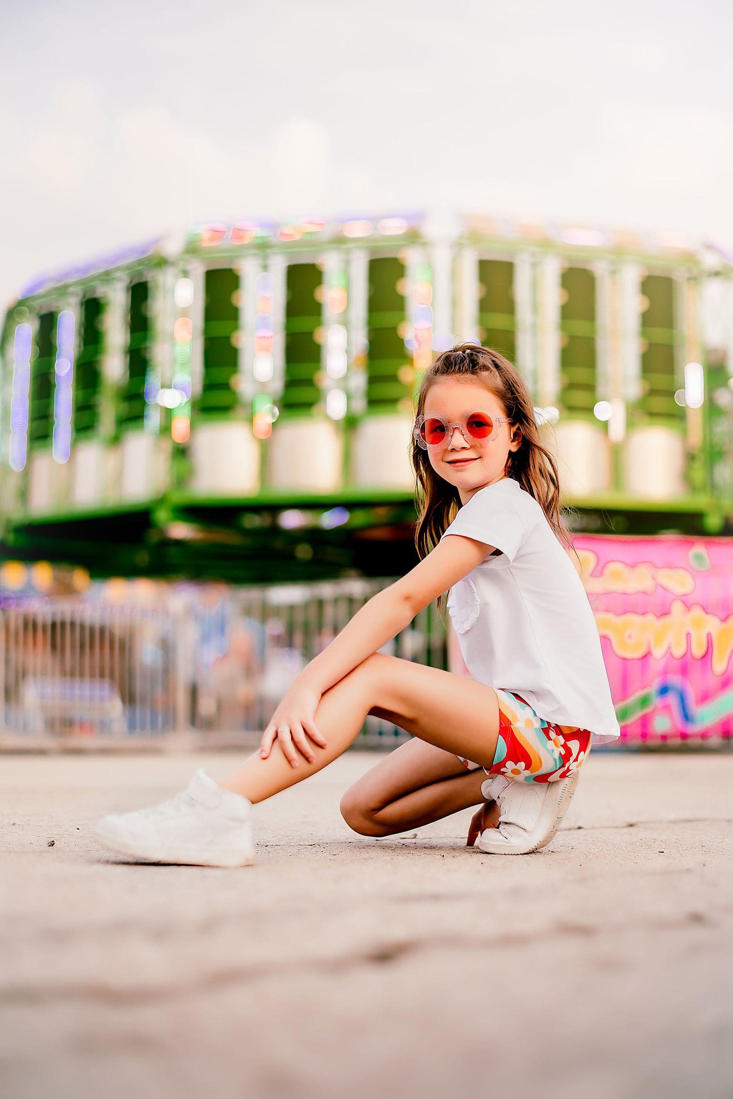 White Ruffle Pocket Tee - Image 3