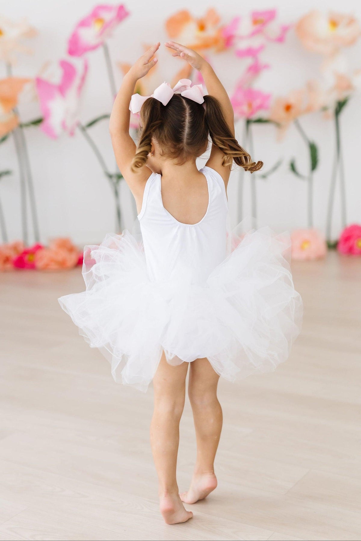White Tank Tutu Leotard - Image 3