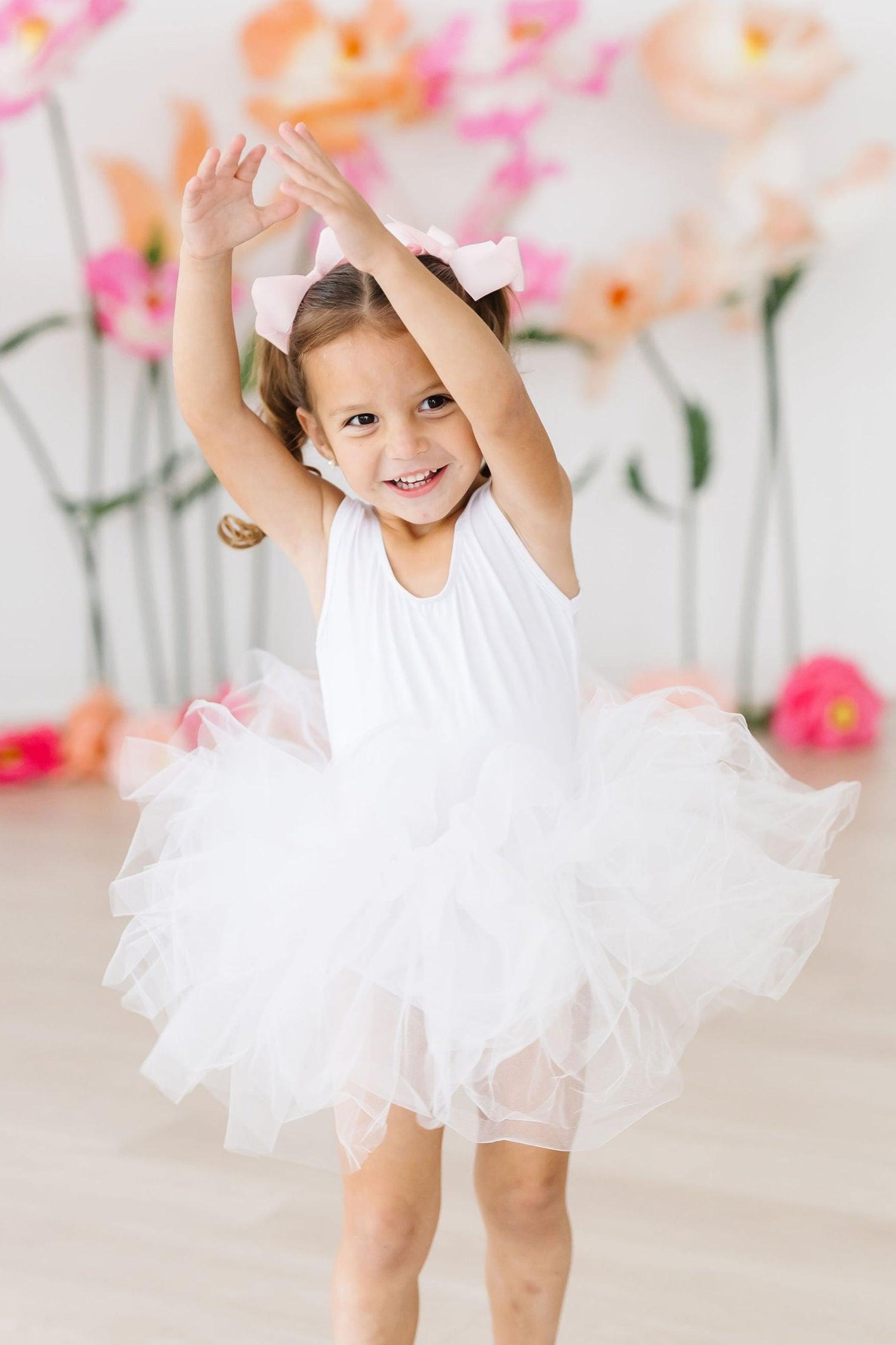 White Tank Tutu Leotard - Image 5