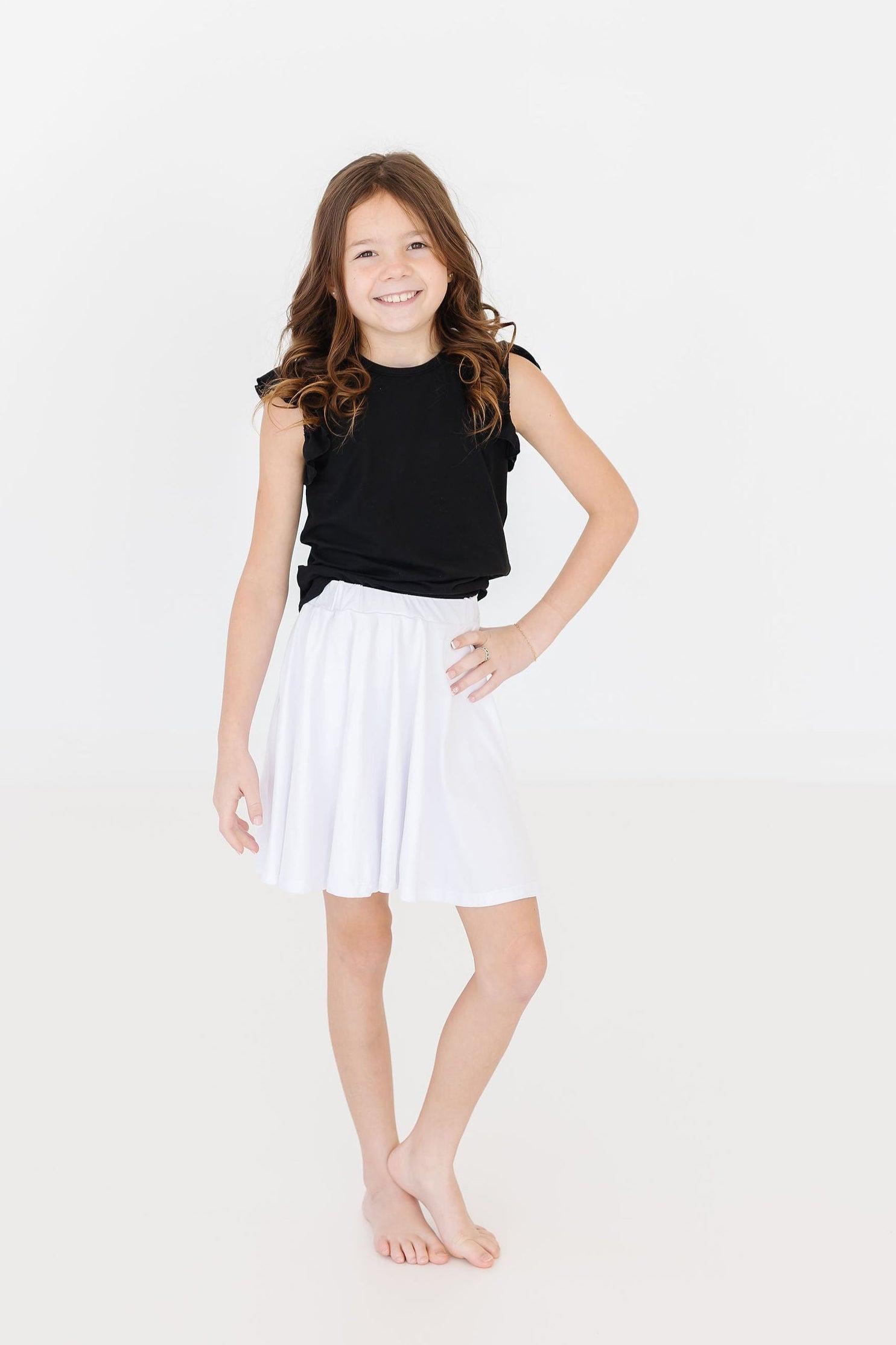 White Twirl Skort - Image 3