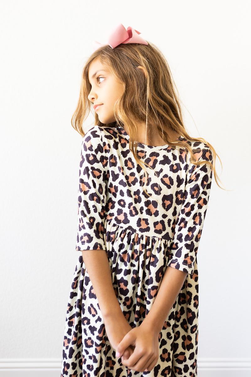 Wild One 3/4 Sleeve Pocket Twirl Dress - Image 7