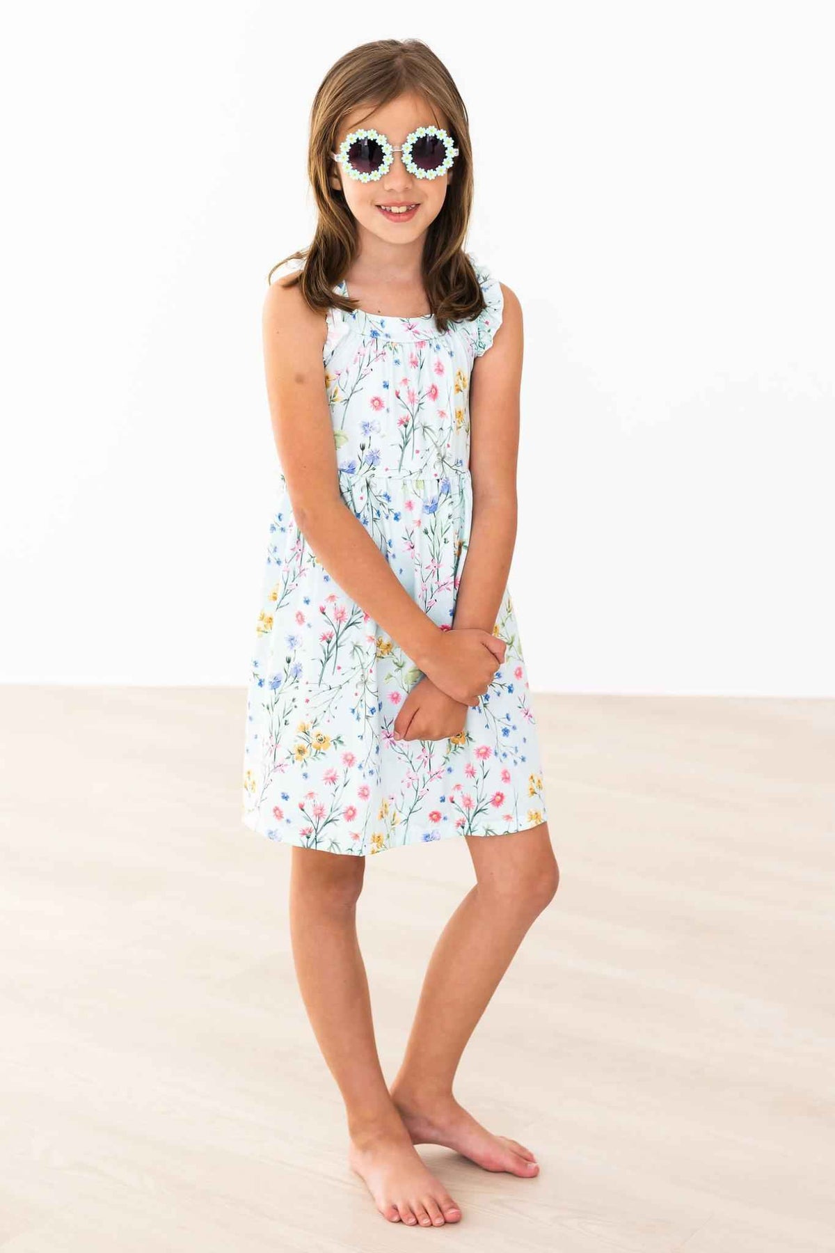 Wild Woods Ruffle Cross Back Dress