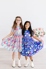 Floral Frenzy S/S Pocket Twirl Dress - Image 2