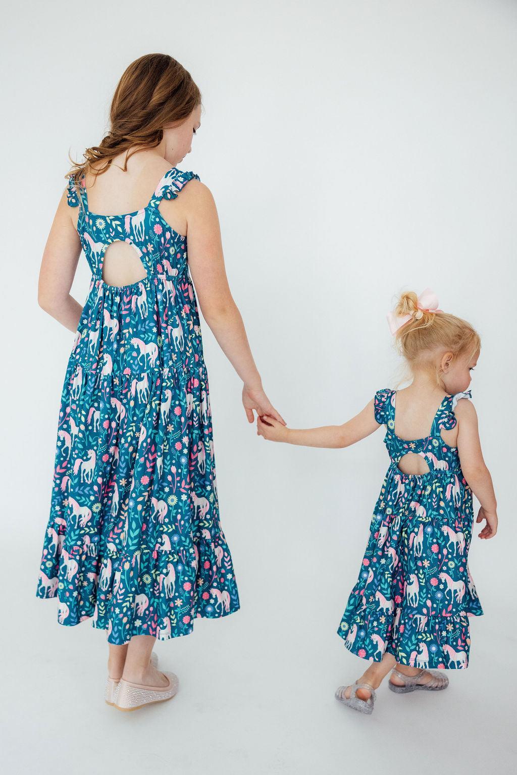 Wish Upon a Unicorn Ruffle Maxi Dress - Image 2