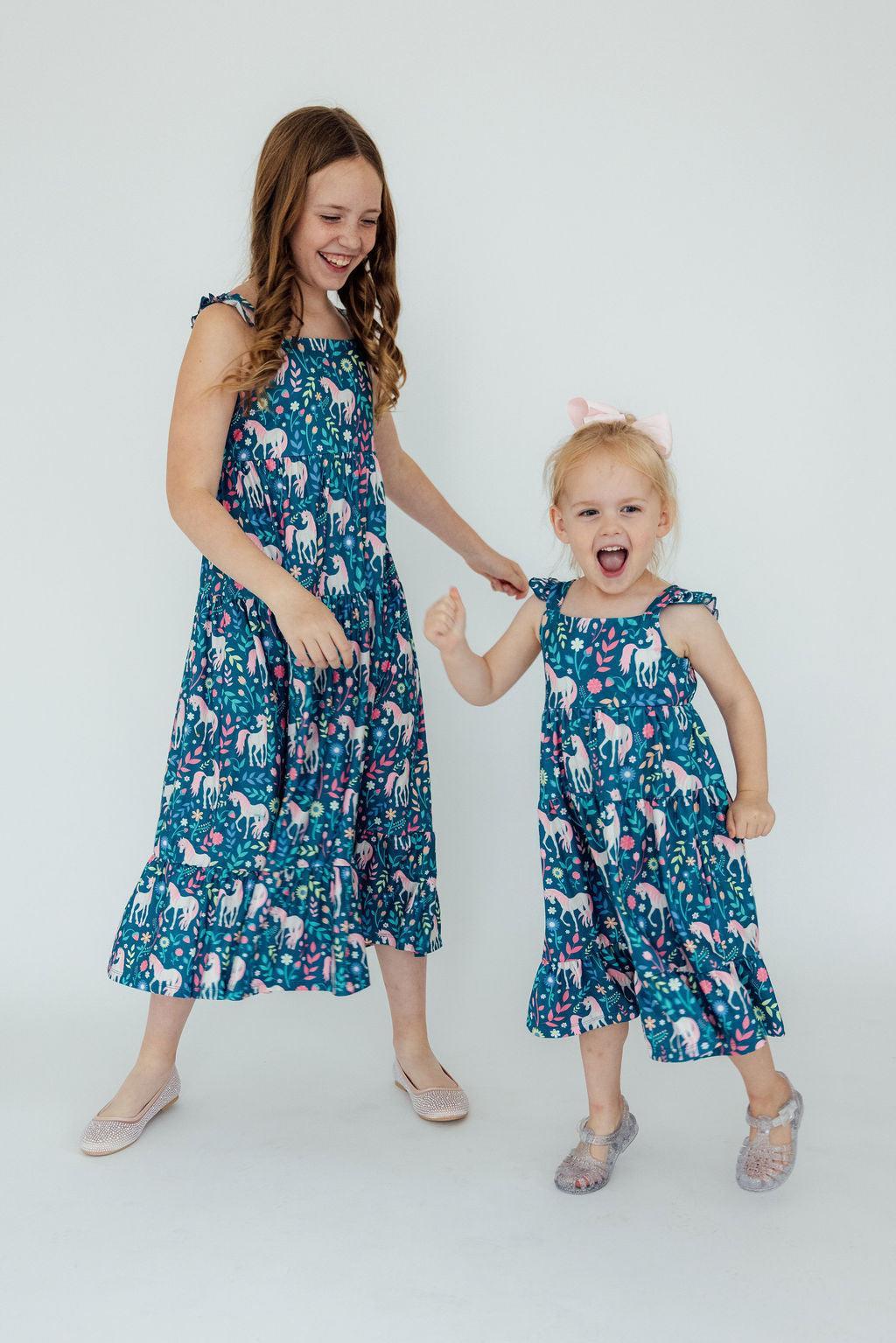 Wish Upon a Unicorn Ruffle Maxi Dress - Image 5