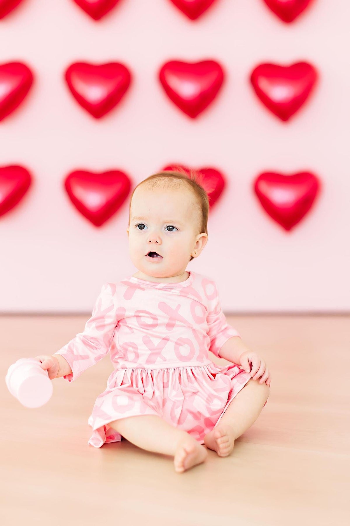 XOXO 3/4 Sleeve Twirl Bodysuit - Image 2
