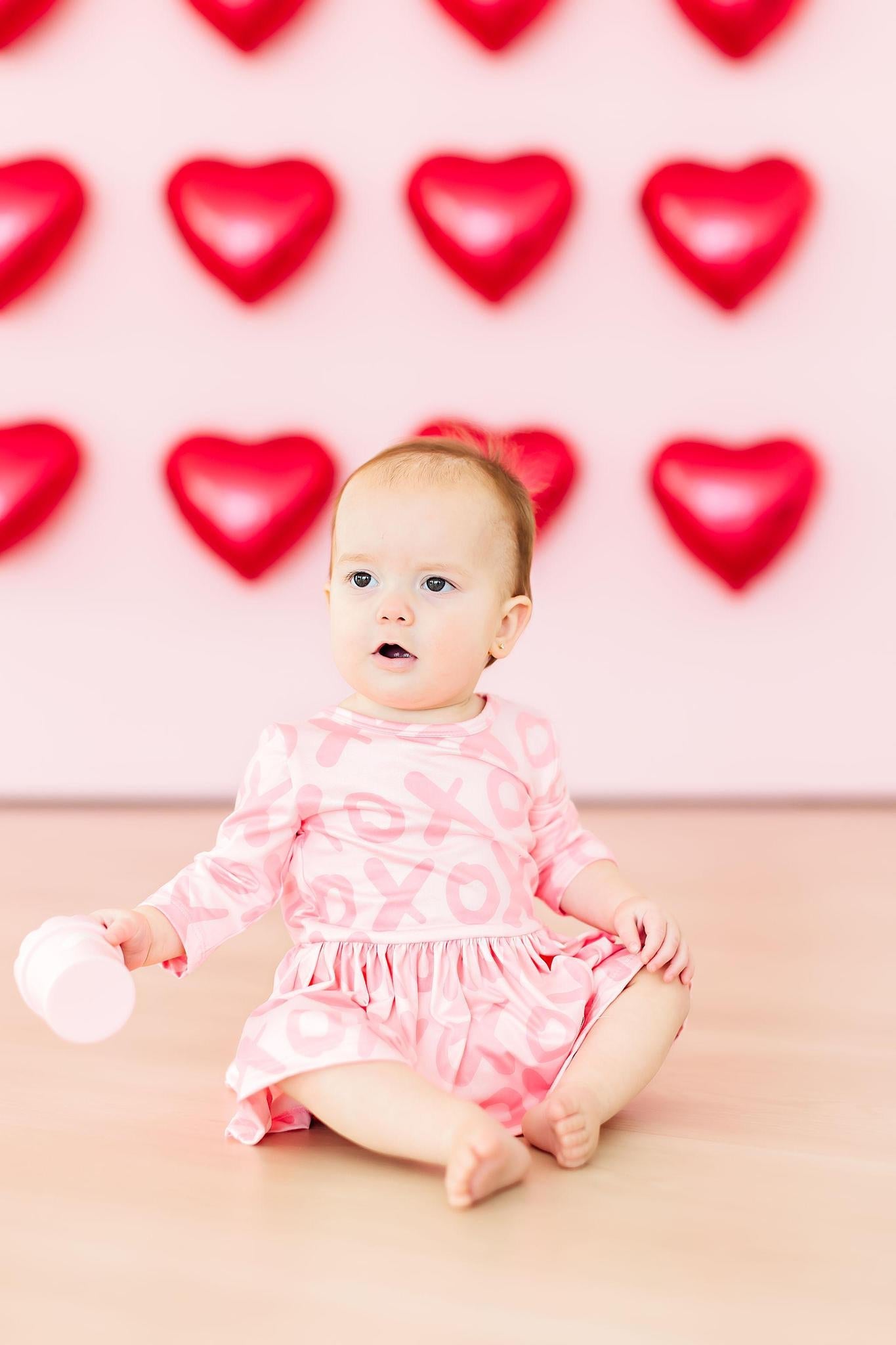 XOXO 3/4 Sleeve Twirl Bodysuit - Image 2