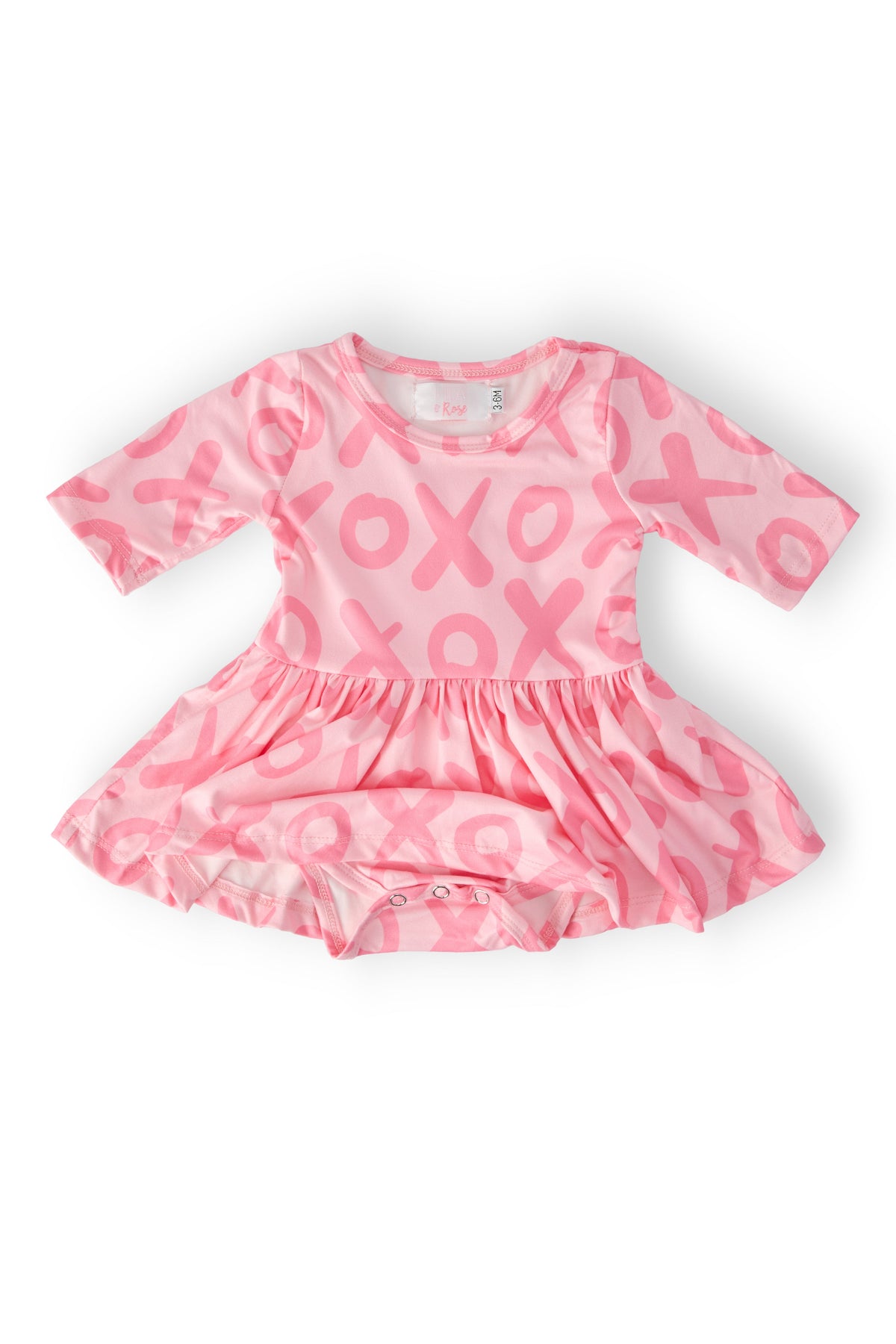XOXO 3/4 Sleeve Twirl Bodysuit - Image 4
