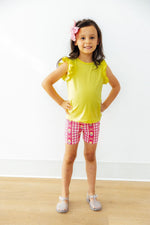 Yellow S/S Ruffle Tee - Image 3