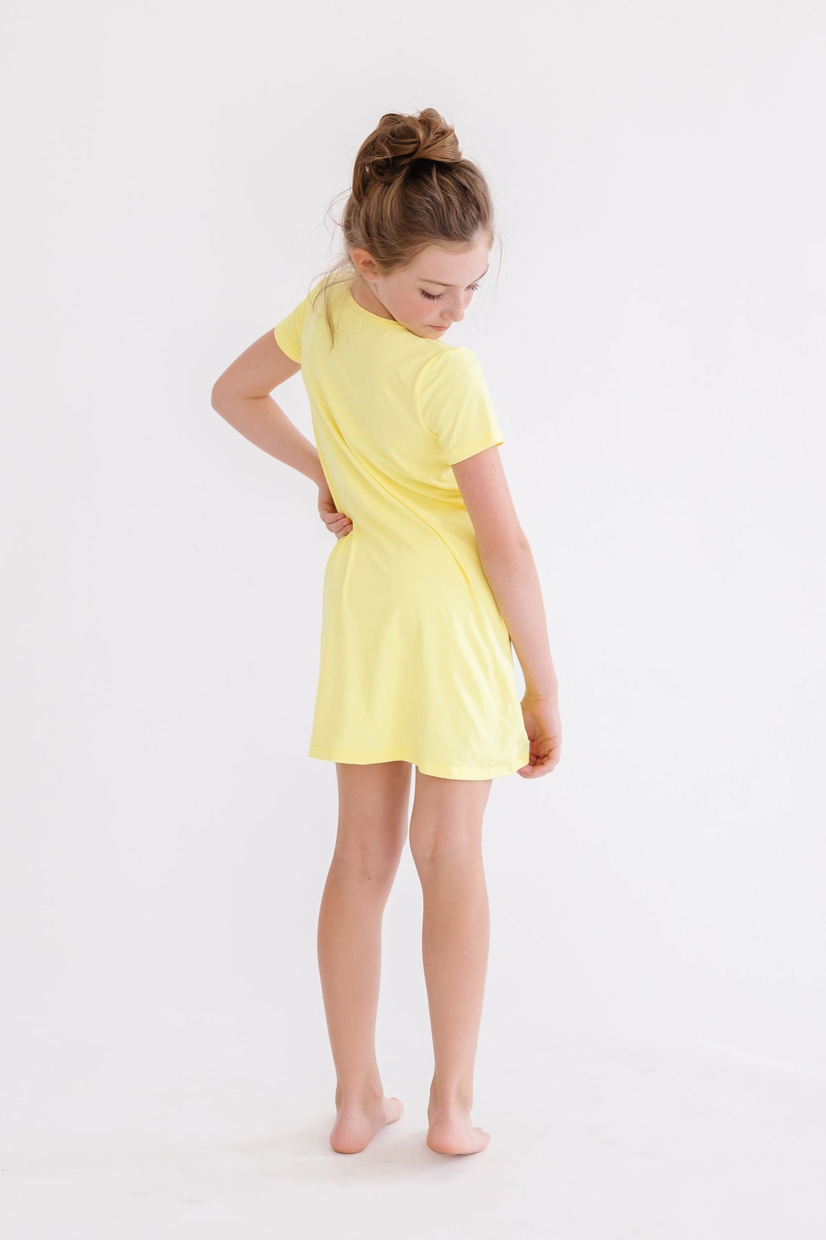 Yellow T-Shirt Dress - Image 4