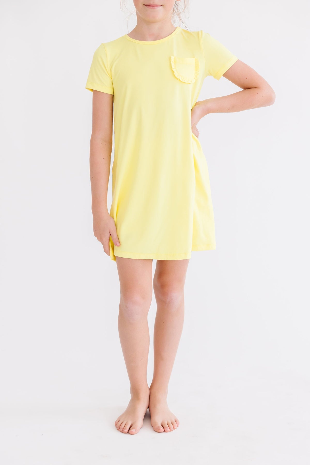 Yellow T-Shirt Dress - Image 3