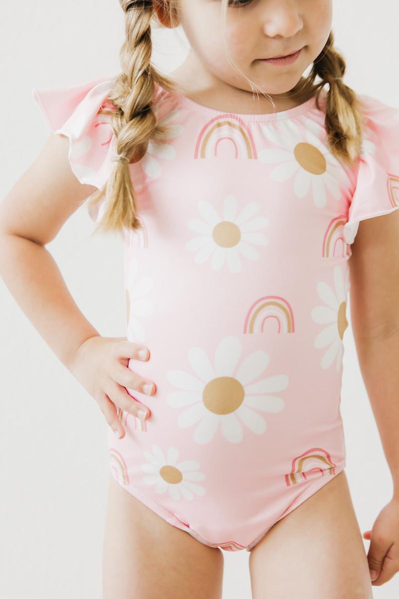 You are My Sunshine S/S Flutter Sleeve Leotard - Image 2