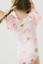 You are My Sunshine S/S Flutter Sleeve Leotard - Image 3