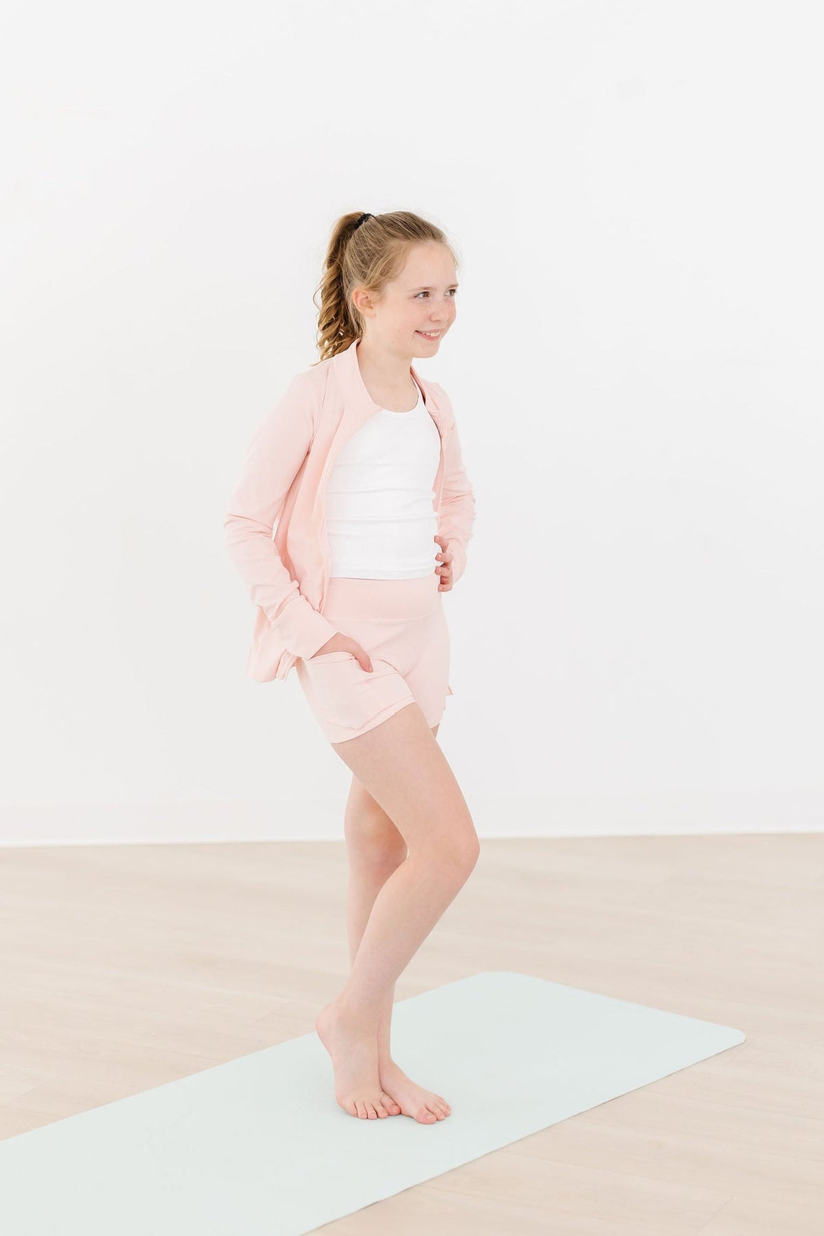 Zen Pink Active Shorty Shorts - Image 4