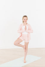 Zen Pink Full-Zip Ruffle Active Jacket - Image 4