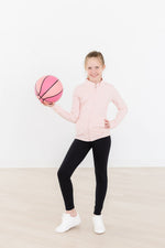 Zen Pink Full-Zip Ruffle Active Jacket - Image 5