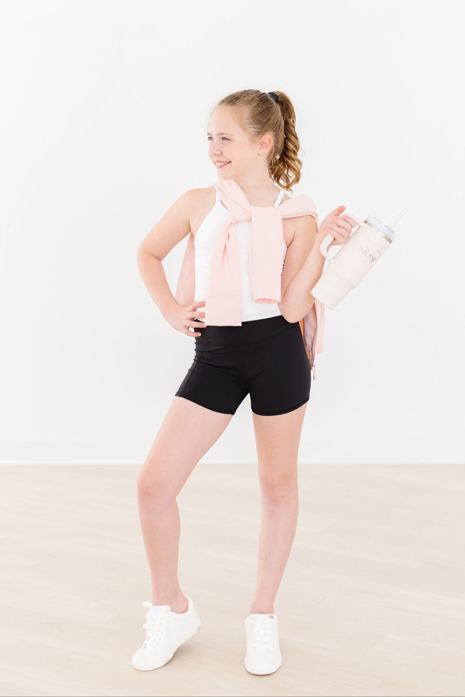 Zen Pink Full-Zip Ruffle Active Jacket - Image 7