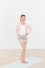 Zen Pink Full-Zip Ruffle Active Jacket - Image 9