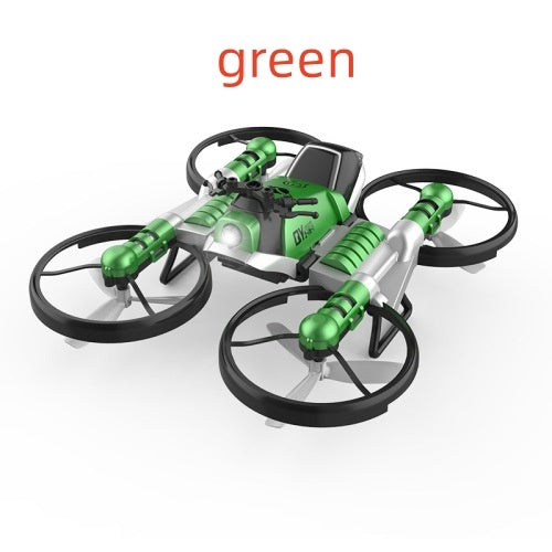 WiFi FPV RC Drone Motorcycle 2 in 1 Foldable Helicopter Camera 0.3MP Altitude Hold RC Quadcopter Motorcycle Drone 2 in 1 Dron - Cindi Book