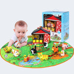 Baby Baby Play Blanket Early Education Animal Toys - Cindi Book