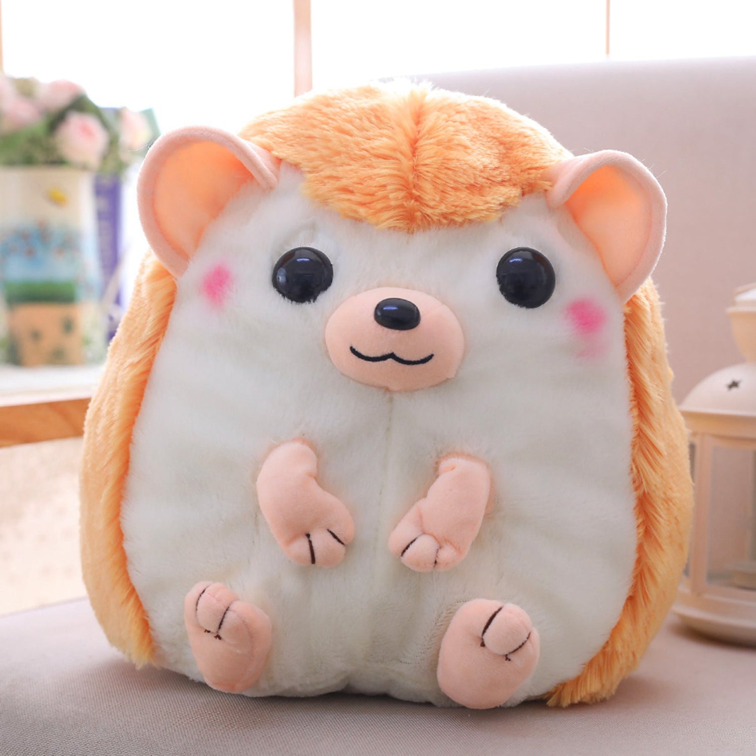New Cute Cartoon Hedgehog Schoolbag Student Plush Toy - Cindi Book