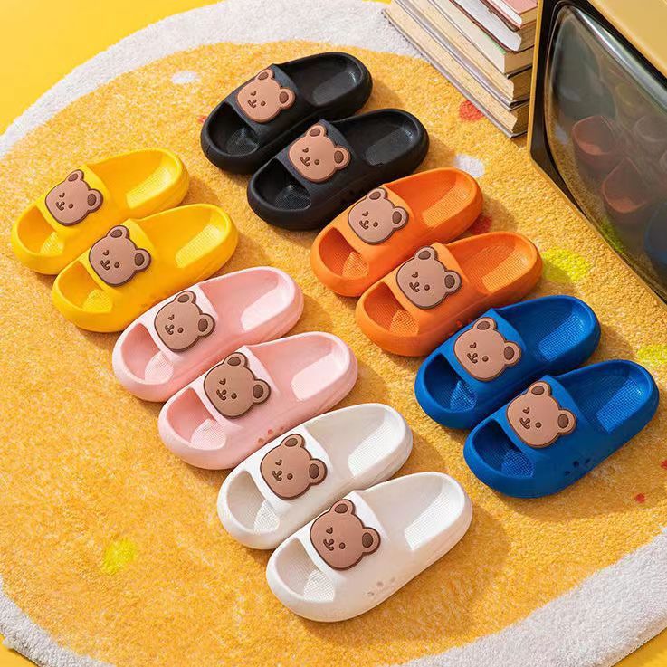 New Children's Sandals Summer Boys and Girls Home Fashion Cartoon Soft Bottom Kindergarten Baby Kids Slippers