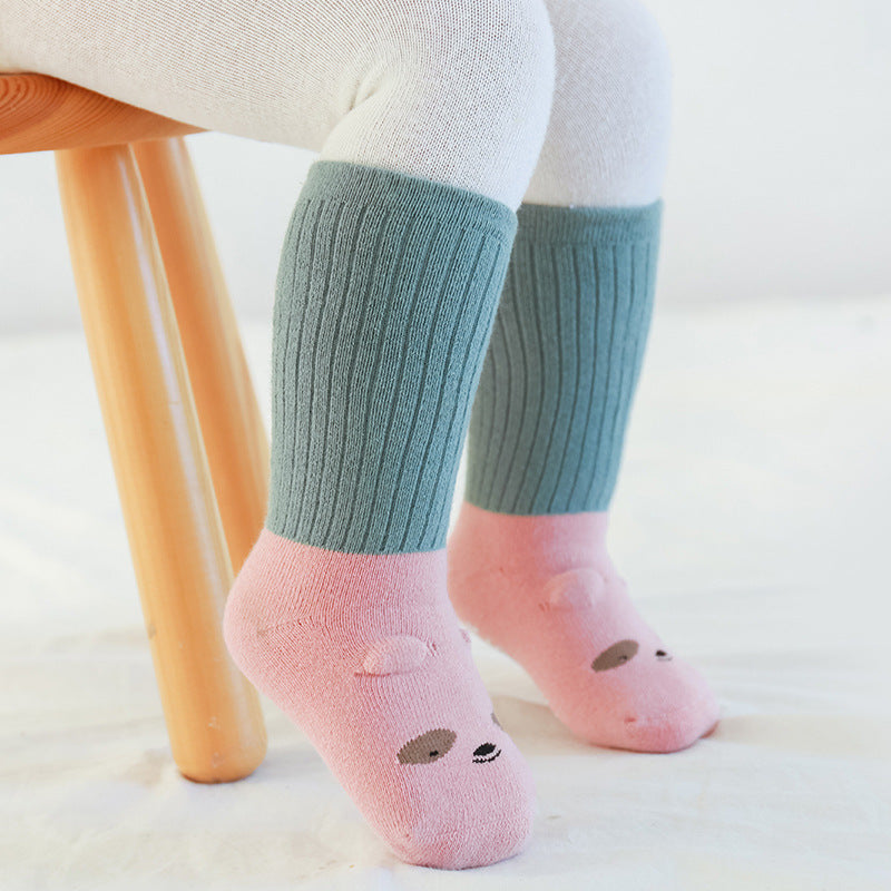 Thick Terry Baby Middle Tube Stereoscopic Anti-skid Floor Socks - Cindi Book