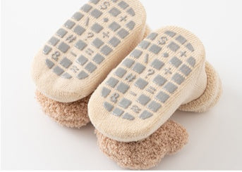 Baby Socks Terry Plus Velvet Thickened Middle Tube Non-slip - Cindi Book