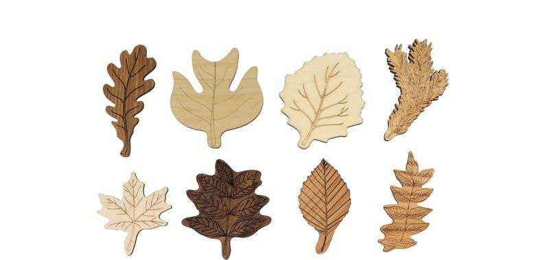 Leaves Montessori Puzzle Stem Toy - Cindi Book