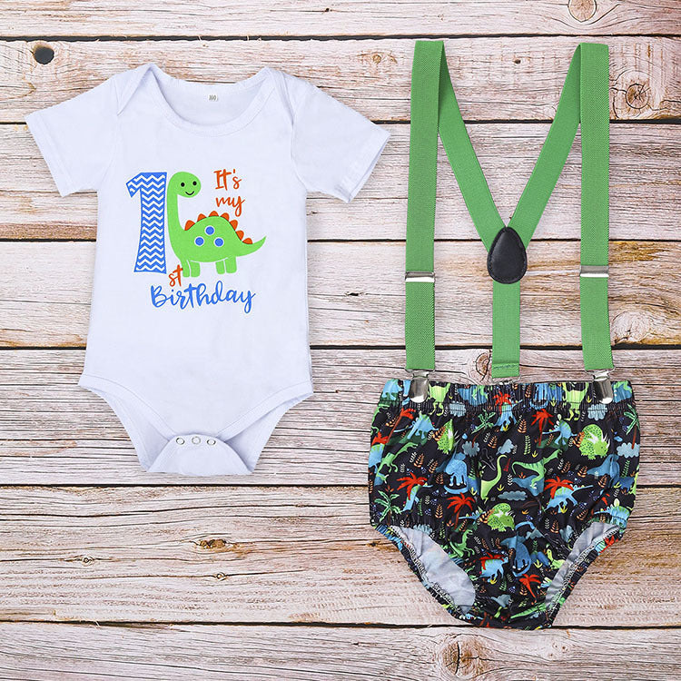Children's Clothing Summer Clothing Baby Romper Birthday - Cindi Book