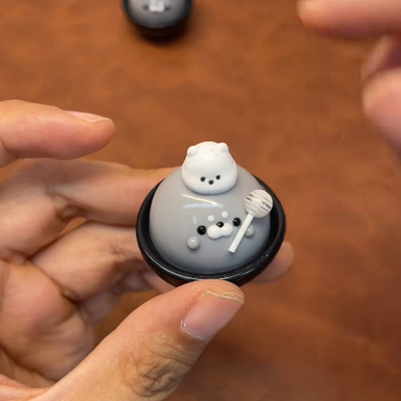 Lollipop-shaped Little Seal Toy With A Hand-painted Noseperfect As A Stress-relief Gadget - Cindi Book