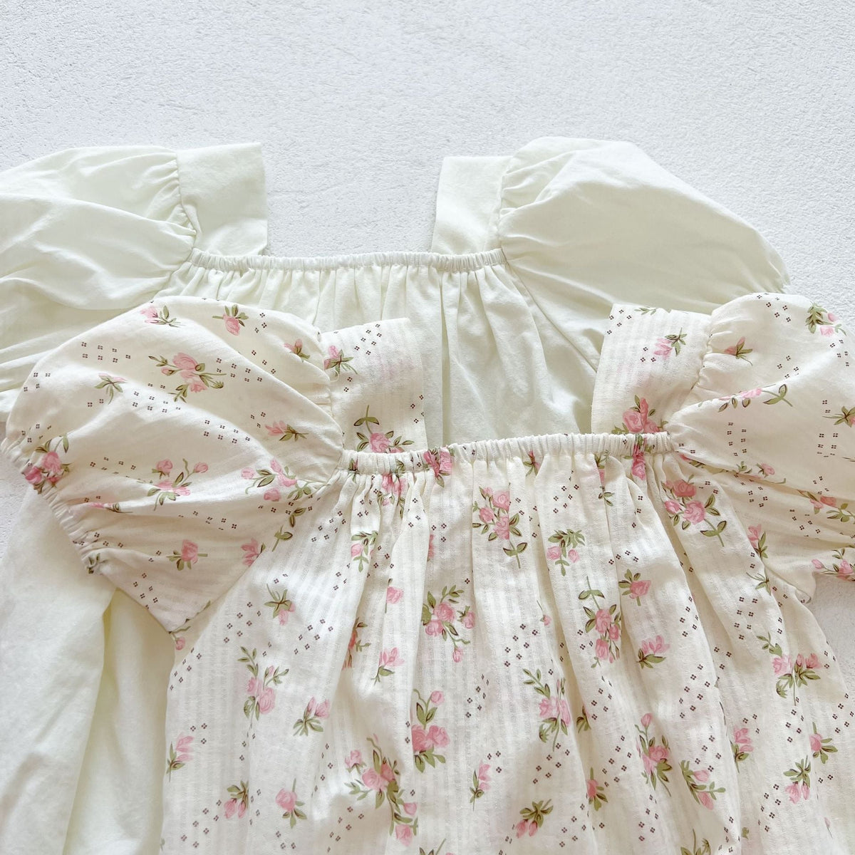 Bow Knot Baby Girl Puff Sleeve Romper - Cindi Book