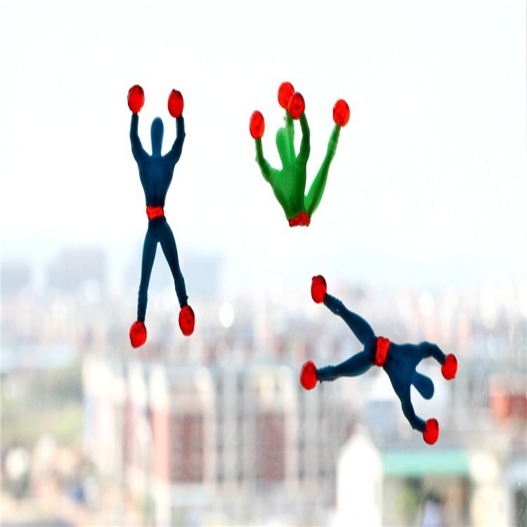 Small Sticky Man Climb On The Wall Children Toys Stick Man Bendy Toy Wall Climbing Man - Cindi Book