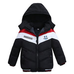 Long Sleeved Hooded Padded Jacket For Boys - Cindi Book