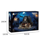 Baka 33214 Black Wednesday Small Black House Building Street View Model Building Blocks Children's Puzzle Toys Storage - Cindi Book
