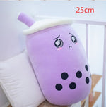 Cute Fruit Drink Plush Stuffed Soft Strawberry Milk Tea Plush Boba Tea Cup Toy Bubble Tea Pillow Cushion Kids Gift - Cindi Book