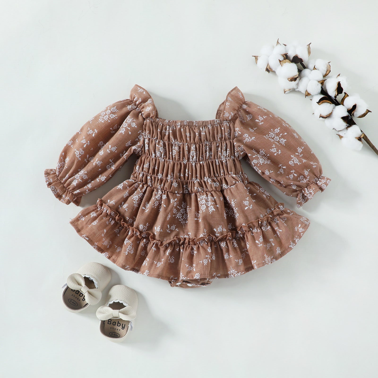 Children's Clothing Baby Girl Floral Dress - Cindi Book