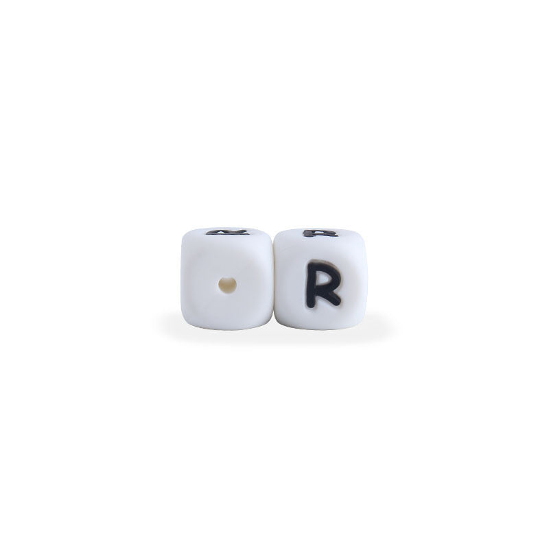 12mm Baby Products 26 Silicone English Alphabet Beads Teeth Accessories - Cindi Book