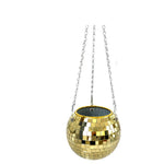 Cross-border Disco Ball Planter Hanging Mirror Spherical Plastic Flowerpot - Cindi Book