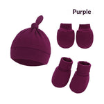 Newborn Hat Mittens And Socks Set With Rubber-soled Shoes - Cindi Book