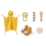 Infant Comfort Rattle Rabbit Bath Towel Gift Set - Cindi Book