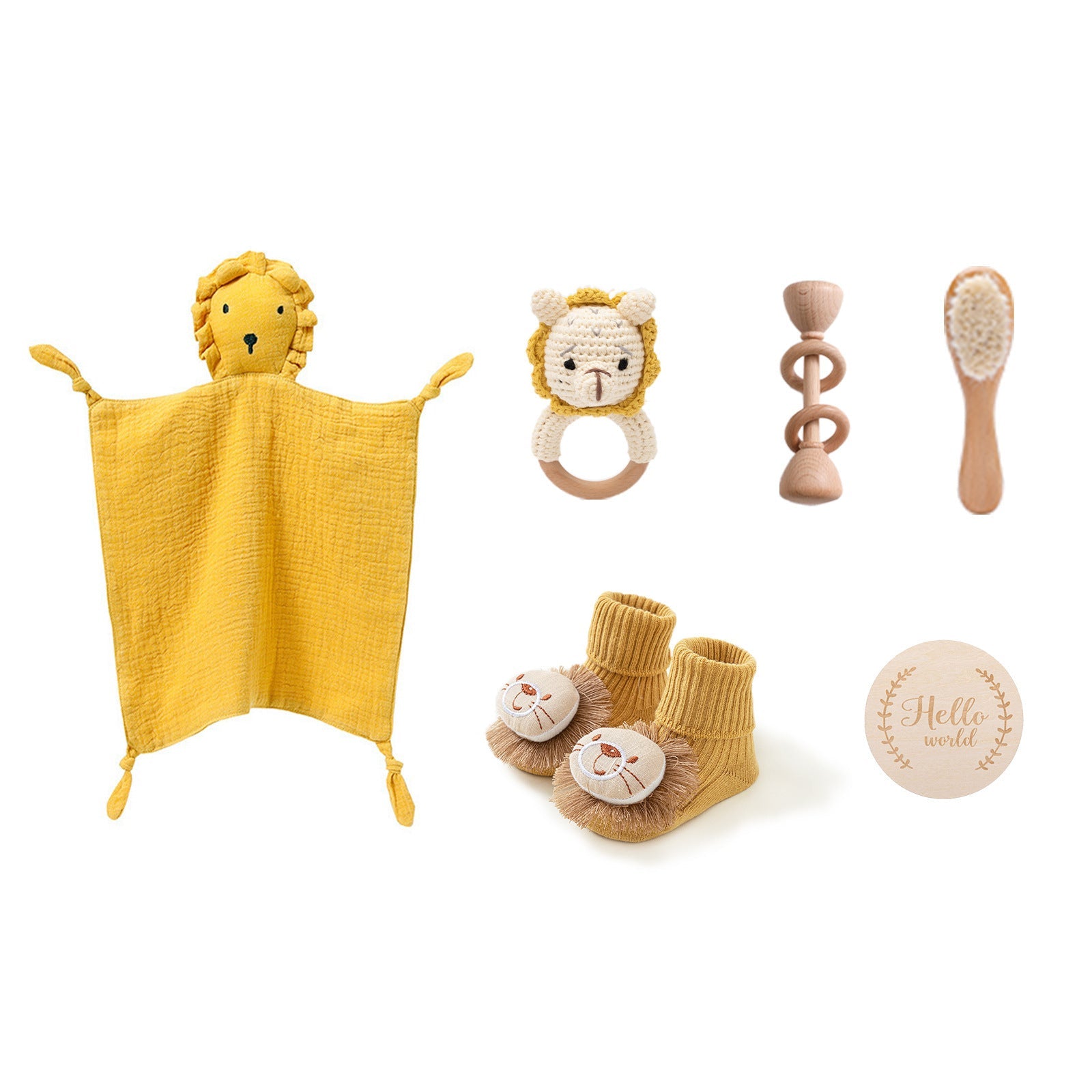 Infant Comfort Rattle Rabbit Bath Towel Gift Set - Cindi Book