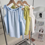Stylish And Chic Doll-style Vest Shirt - Cindi Book